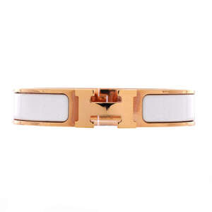 Hermes Narrow Clic H Bracelet Enamel